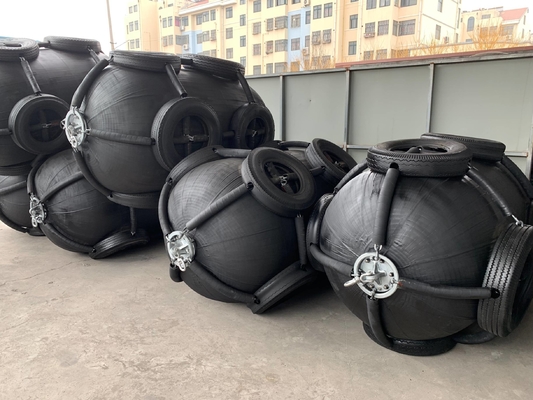 0.05-0.08Mpa резиновый Йокогама Пневматический фендер с горячим оцинкованным фланцем