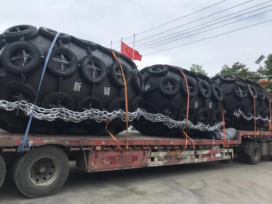 00,5-4,5м Диаметр Yokohama Marine Fender в черном для индивидуальных требований морской