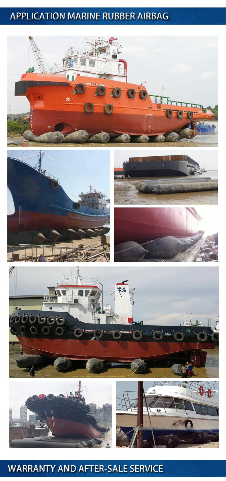 Marine Boat Salvage Rubber Inflatable Buoyancy Bags Price